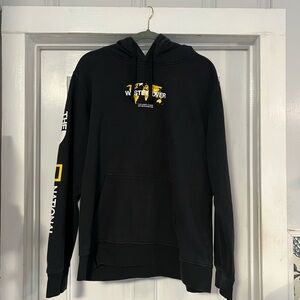 MENS NORTH FACE NATIONAL GEOGRAPHIC HOODIE SIZE L